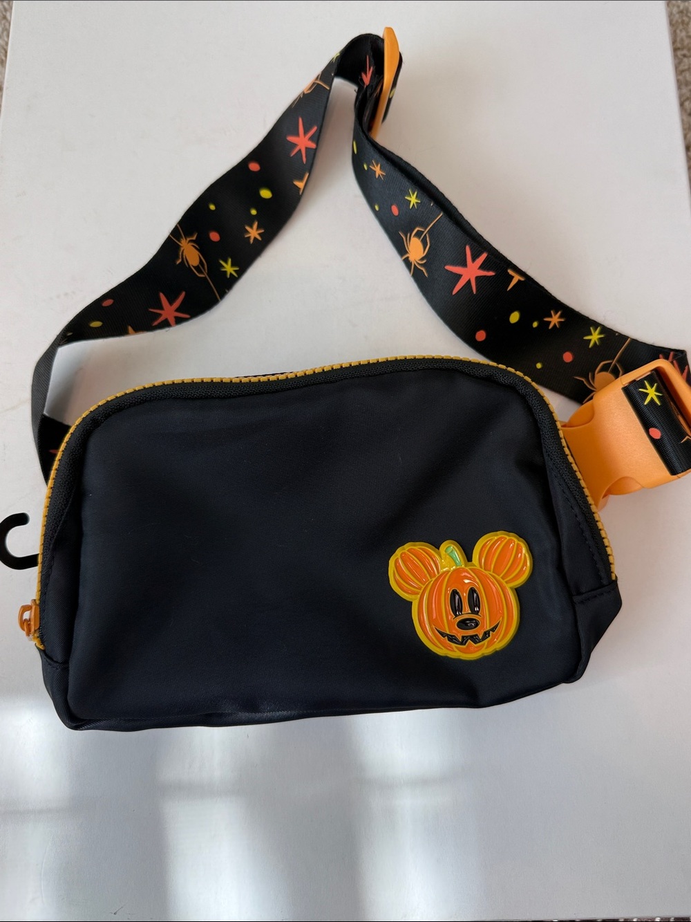 Disney Black Halloween Pumpkin Crossbody Bag